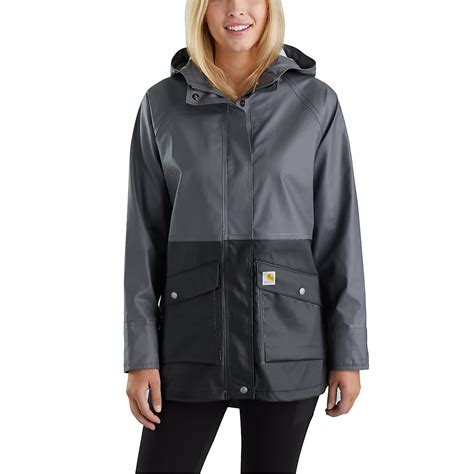 carhartt women's waterproof rainstorm coat.